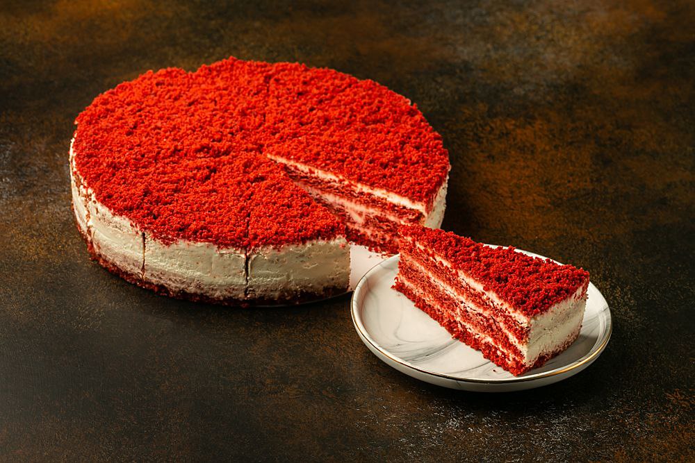 Торт Красный бархат Бенье 120гр, 12 порций/1,44кг/шт, 6шт/кор 717 купить в Донецке - СтриПсБери