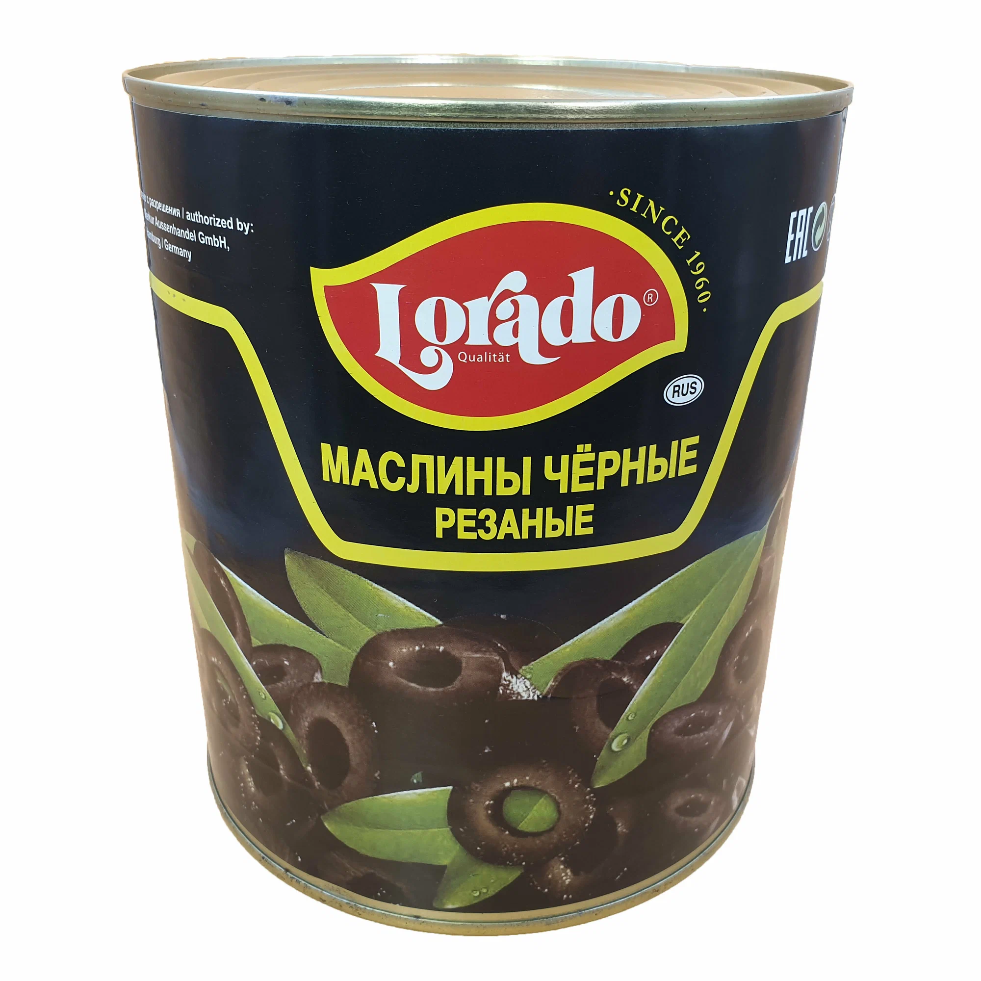 Маслины резаные черные LORADO ж/б 3100 мл 6шт/кор 5395 купить в Донецке - СтриПсБери