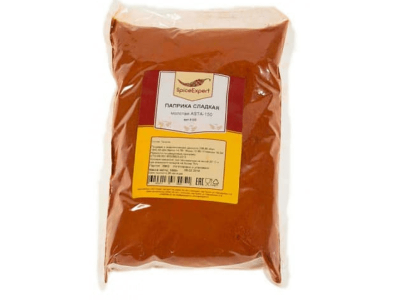 Паприка сладкая молотая 1кг/пакет 15шт/кор купить в Донецке - СтриПсБери