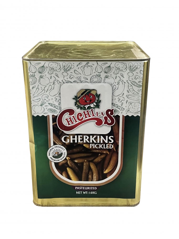 Огурцы корнишоны маринованные ChiChiLas 16кг ж/б купить в Донецке - СтриПсБери