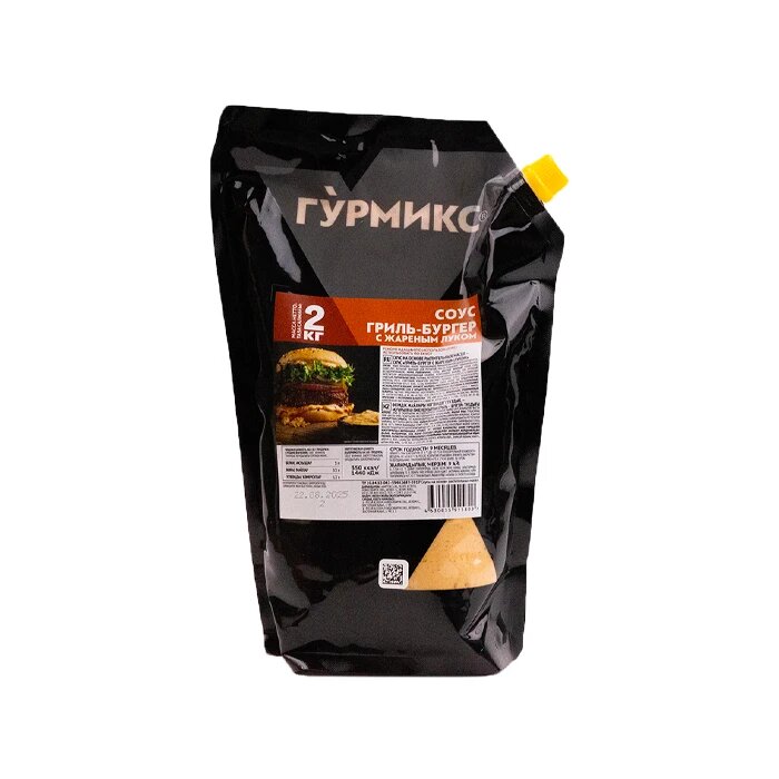 Соус Гриль-бургер с жареным луком Гурмикс, 1 кг 4шт/кор 5978 купить в Донецке - СтриПсБери