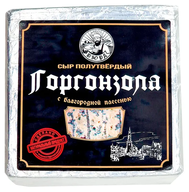 *Сыр Горгонзола полутвердый с благородной плесенью ±1кг, ±4кг/кор купить в Донецке - СтриПсБери