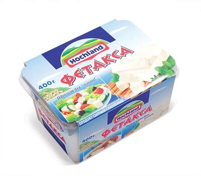 Сыр плавленый Фетакса Хохланд 400гр, 6шт/кор купить в Донецке - СтриПсБери