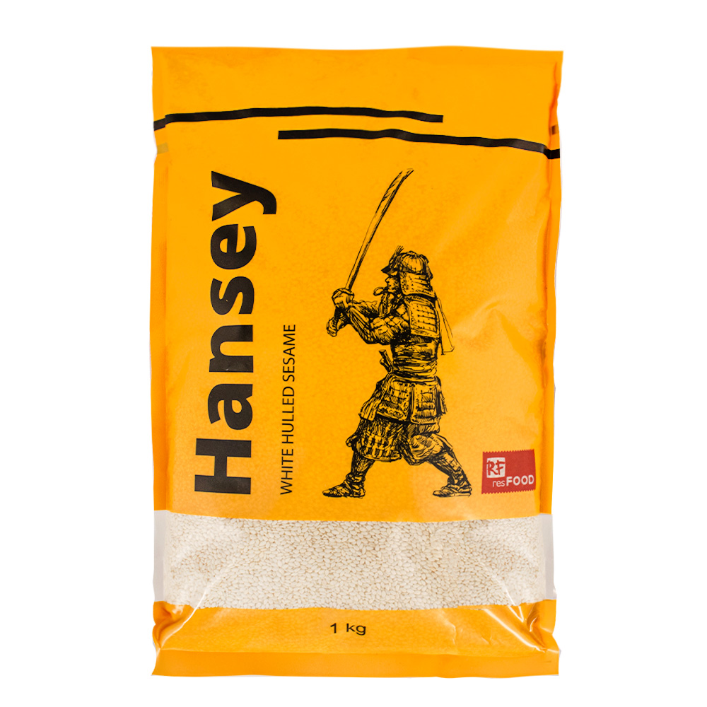 Кунжут белый очищенный жареный HanseyKaneshiro 1кг, 15шт/кор, Россия купить в Донецке - СтриПсБери