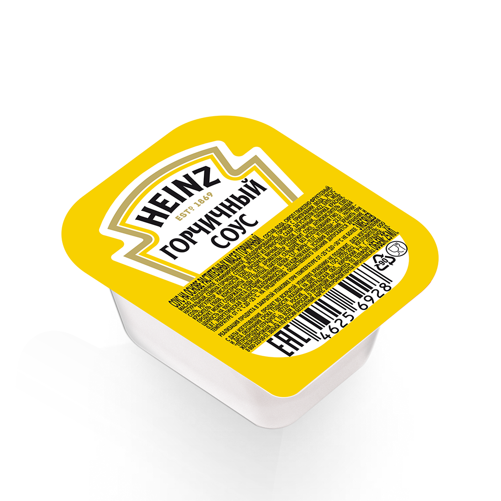 Соус порционный горчичный Heinz дип-пот 25мл, 125шт/кор купить в Донецке - СтриПсБери