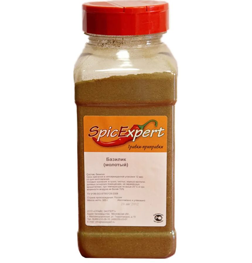 Базилик молотый SpicExpert 300гр/1000мл,банка, 6шт/кор купить в Донецке - СтриПсБери