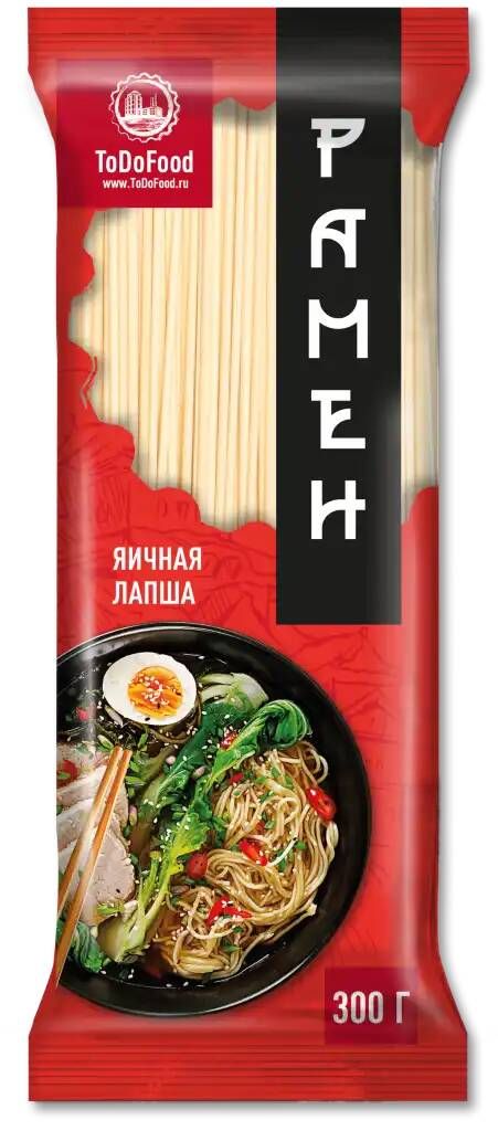 Лапша яичная Рамен ToDoFood 300гр, 40шт/кор купить в Донецке - СтриПсБери