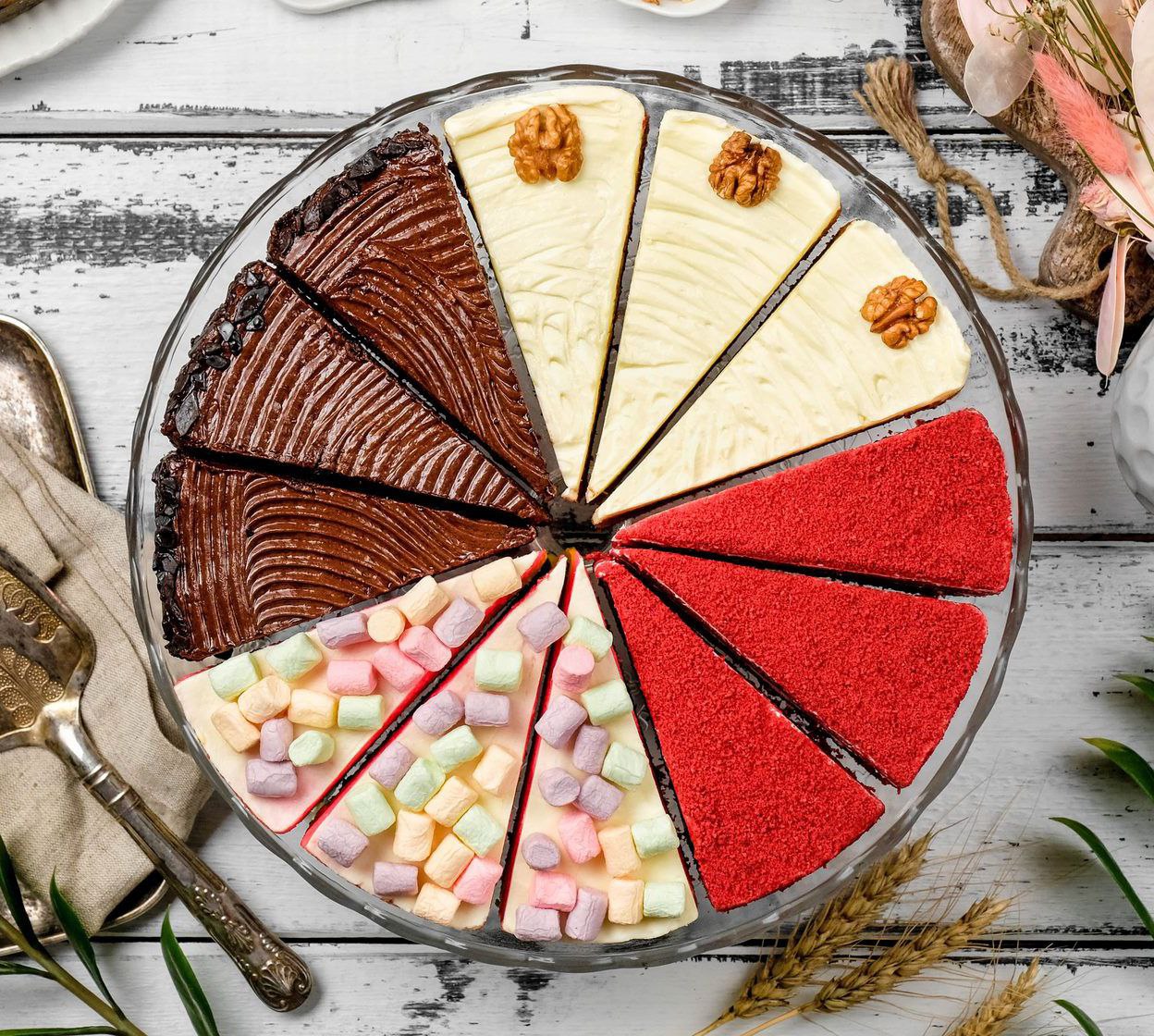 Торт Ассорти Бенье 130гр, 12 порций/1,56кг/шт, 6шт/кор 1083 купить в Донецке - СтриПсБери