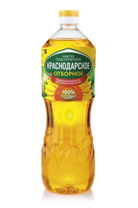 Масло подсолнечное раф., в/с 1л «Краснодарское» купить в Донецке - СтриПсБери