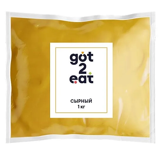 Соус сырный Got2eat Resfood 1кг пакет, 4шт/кор, Россия купить в Донецке - СтриПсБери