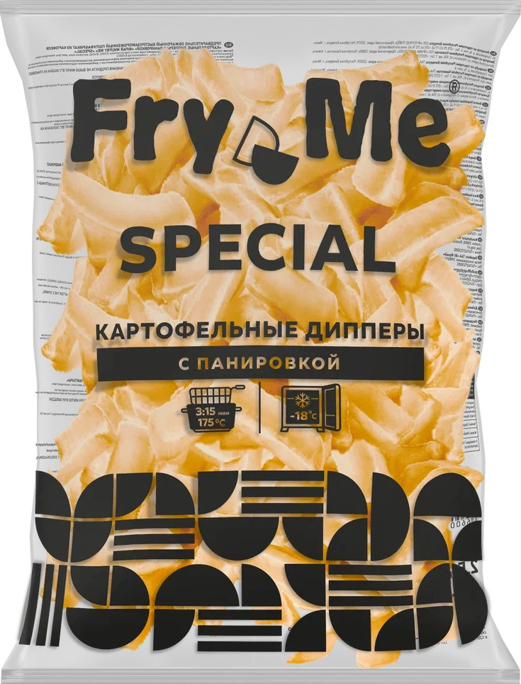 Картофельные дипперы с кожурой и панировкой 2,5кг пакет Special Fry Me Ви Фрай D01 купить в Донецке - СтриПсБери