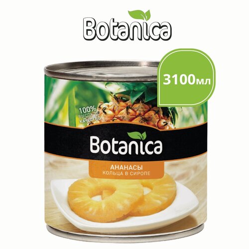 Ананасы консервированные кольца в сиропе ж/б Botanika 3100мл (1*6) купить в Донецке - СтриПсБери