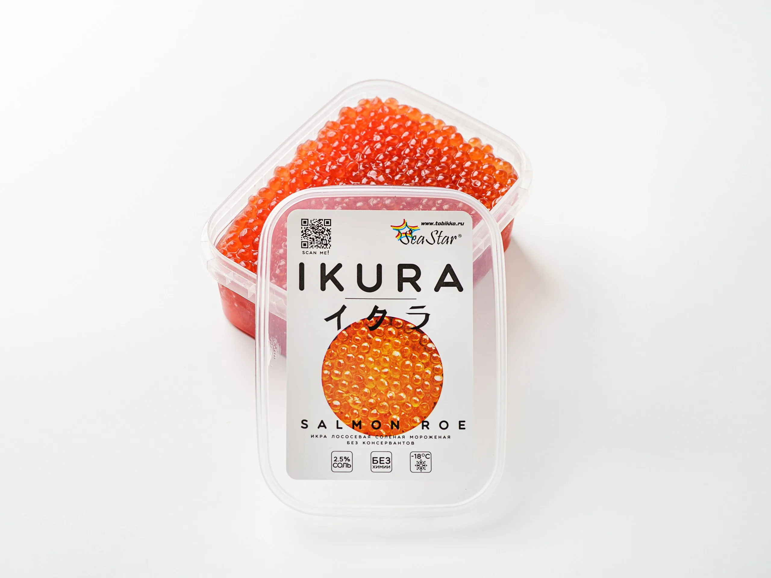 *Икра кеты Ikura SeaStar 250гр, 10шт/кор сырье 2025 купить в Донецке - СтриПсБери