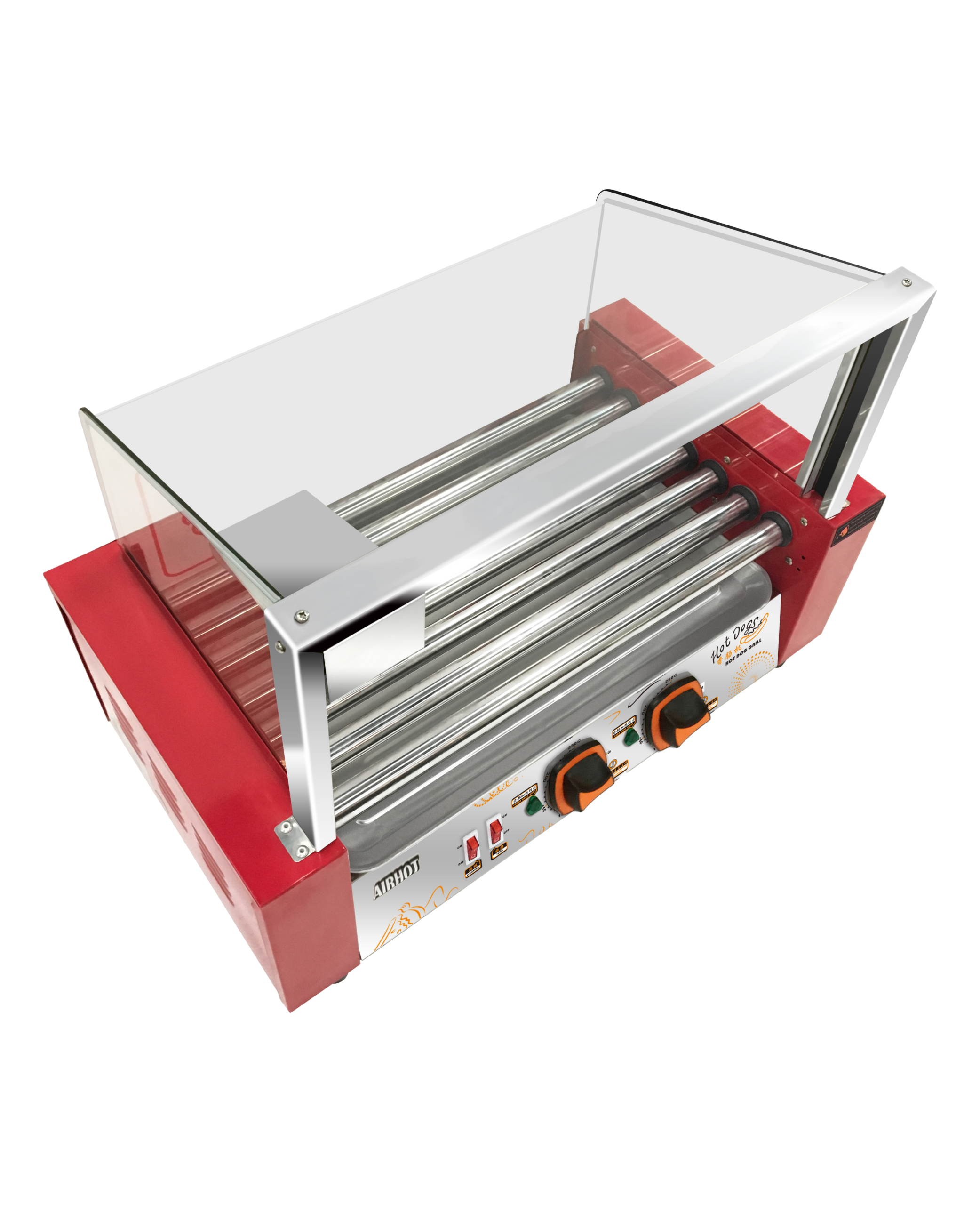 Гриль роликовый AIRHOT Аппарат для хот -догов с защитным экраном RG-7S 181034 купить в Донецке - СтриПсБери